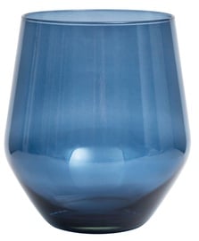 Svečturis Candle Holder 082255, stikls, Ø 17.5 cm, 18 cm, zila
