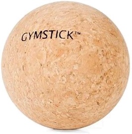 Masažinis kamuolys Gymstick Fascia Ball Cork 61037, smėlio, 65 mm