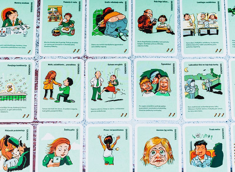 Mängukaardid Brain Games School Stories, LT