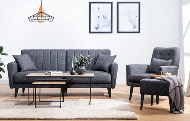 Mēbeļu komplekts Hanah Home Aqua, iekštelpu, antracīta