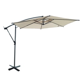 Садовый зонт от солнца Home4you Malta, 300 см, бежевый