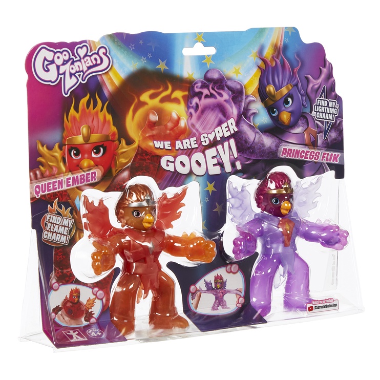 Komplekts Moose Toys GooZonians Queen Ember Vs Princsess Flik G07407, 2 gab.