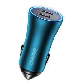 Зарядное устройство Baseus CGJP000003, 2 x USB-C, синий