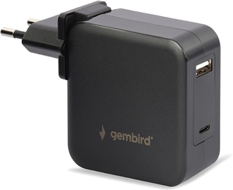 Зарядное устройство Gembird NPA-PD60-01, 90 Вт, 100 - 240 В, 1.5 м