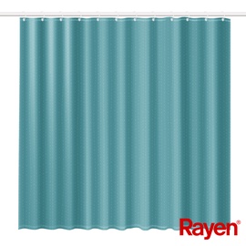 Vannas istabas aizkars Rayen, zila, 180 cm x 200 cm
