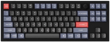 Клавиатура Keychron Q3 Carbon Black Hot-Swap Gateron G Pro Blue EN, синий/черный/красный