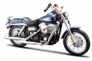 Rotaļu motocikls Maisto Harley Davidson FXDBI 32325, zila/sudraba