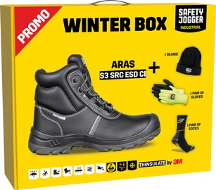 Žieminiai batai universalūs Safety Jogger, be aulo, su pašiltinimu, juoda, 46 dydis