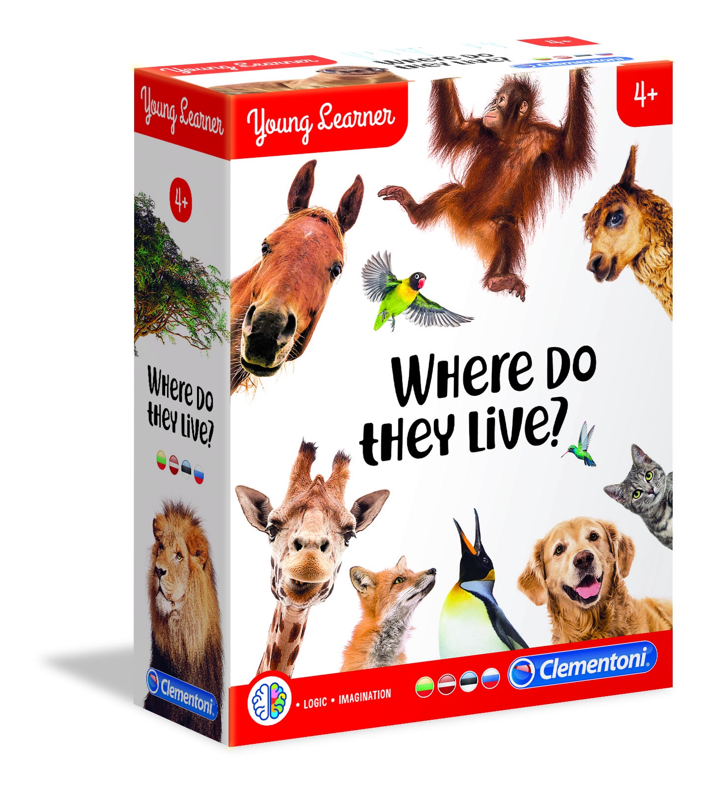 Настольная игра Clementoni Where Do They Live 50594 - Ksenukai.lv