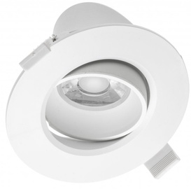 Lampa padziļinājums GTV Volare, 10W, 3000°K, LED, balta