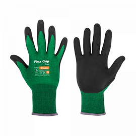 Рабочие перчатки перчатки Bradas Flex Grip, нейлон/cпандекс, зеленый, 11, 6 шт.