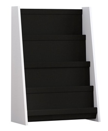 Riiul Kalune Design Bookshelf, valge/must, 30 cm x 63.6 cm x 90 cm