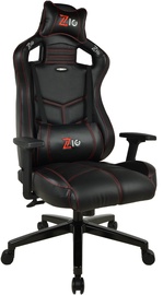 Spēļu krēsls Kalune Design Zio Venom, 46 x 66 x 140 cm, melna