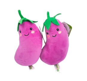 Mīkstā rotaļlieta PMS Softlings foodies Aubergine, daudzkrāsaina