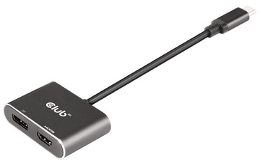 Adapter Club 3D USB-C - DisplayPort/HDMI 4K@60Hz USB-C male, DisplayPort/HDMI female, must