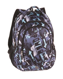 Школьный рюкзак Pulse Blast Power, синий/черный, 32 см x 25 см x 46 см