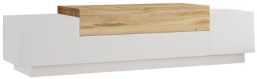 TV-laud Kalune Design FD1 WK, valge/puu, 1600 mm x 373 mm x 387 mm