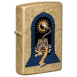 Žiebtuvėlis Zippo 48613 Tiger Tattoo Design, aukso