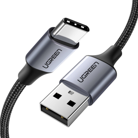 Kabelis Ugreen 60128, USB/USB-C, juoda