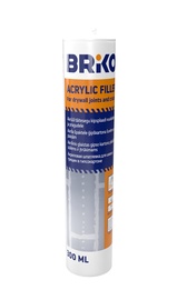 Akrüülpahtel pragude jaoks Briko, 0.3 l, valge
