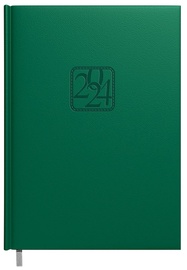 Töökalender Timer Vivella 2024, A5, roheline, 20.3 cm x 14.3 cm