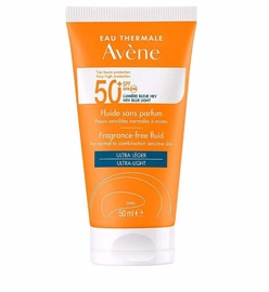 Apsauginis fluidas nuo saulės Avene Unscented SPF50, 50 ml