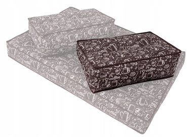 Spilvens Hobbygarden Short Pillow PKRBRK2, tumši brūna/krēmkrāsa, 40 x 60 cm