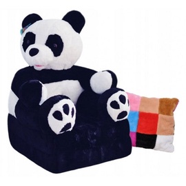 Bērnu krēsls Panda, balta/tumši zila, 450 mm x 700 mm
