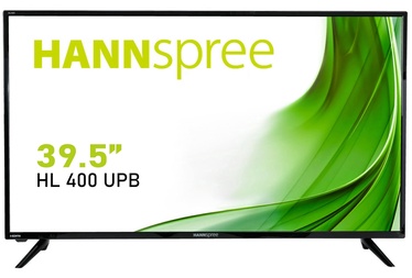 Monitor Hannspree HL400UPB, must, 39.5" (kahjustatud pakend)