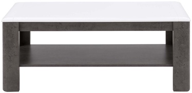 Журнальный столик Forte Canne, белый/серый, 110 см x 60 см x 45 см