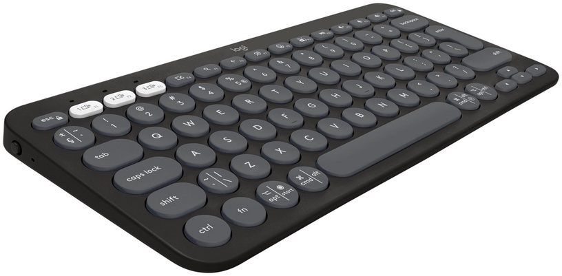 Klaviatuur Logitech Pebble Keys 2 K380s, EN, grafiit, juhtmeta