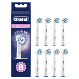 Otsik Braun Sensitive Clean, valge, 8 tk