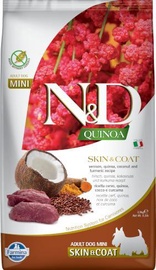 Сухой корм для собак Farmina N&D Quinoa Skin & Coat, телятина, 0.8 кг