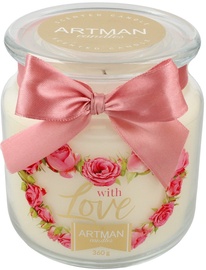 Svece aromātiskā Artman With Love, 360 g, 110 x 100 mm