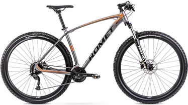 Velosipēds kalnu Romet Mustang M2, 29 ", 21" rāmis, oranža/pelēka