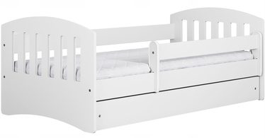Vaikiška lova viengulė Kocot Kids Classic 1, balta, 144 x 90 cm, su patalynės dėže