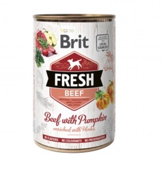 Влажный корм для собак Brit Fresh, говядина, 0.4 кг