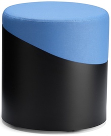 Пуф Kalune Design Nar-Puf A001237, синий/черный, 37 см x 37 см x 40 см
