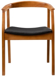 Ēdamistabas krēsls Kalune Design Albero 44 117FRF1144, melna/valriekstu, 53 cm x 50 cm x 70 cm