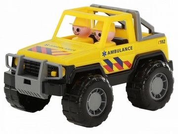 Детская машинка Wader-Polesie Ambulance Safari Jeep 71118, желтый