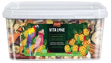 Сухой корм Vitapol Vitaline ZVP-4247, корм для крупных попугаев, 1.6 кг