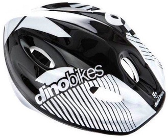 Шлем Dino Bikes Cascodbb, 52-56 см, белый/черный/серый