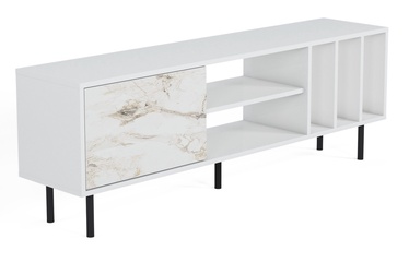 TV-laud Kalune Design Pietra, valge, 160 cm x 35 cm x 57.2 cm