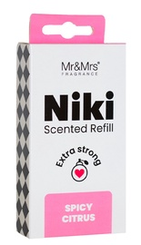 Oсвежитель воздуха для автомобилей Mr & Mrs Fragrance Niki Refill Spicy Citrus
