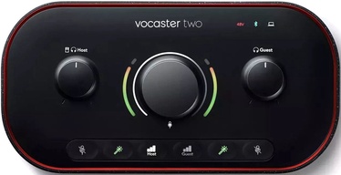 Garso sąsaja Focusrite Vocaster Two, juoda