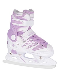 Dailiojo čiuožimo pačiūžos Tempish Clips Ice Girl, balta/violetinė, 33 - 36