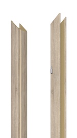 Durų stakta Domoletti, 209.5 cm x 10 - 14 cm x 2 cm, kairinė, ąžuolo