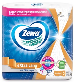 Бумажные полотенца Zewa, 2 сл, 2 л.