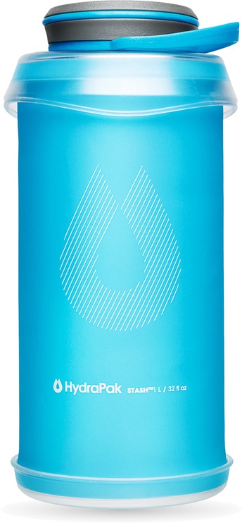 Ūdens pudele HydraPak Stash, gaiši zila, 1 l