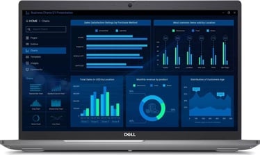 Nešiojamas kompiuteris Dell Precision 3581, Intel® Core™ i7-13700H, 32 GB, 512 GB, 15.6 ", Nvidia RTX A1000, pilka